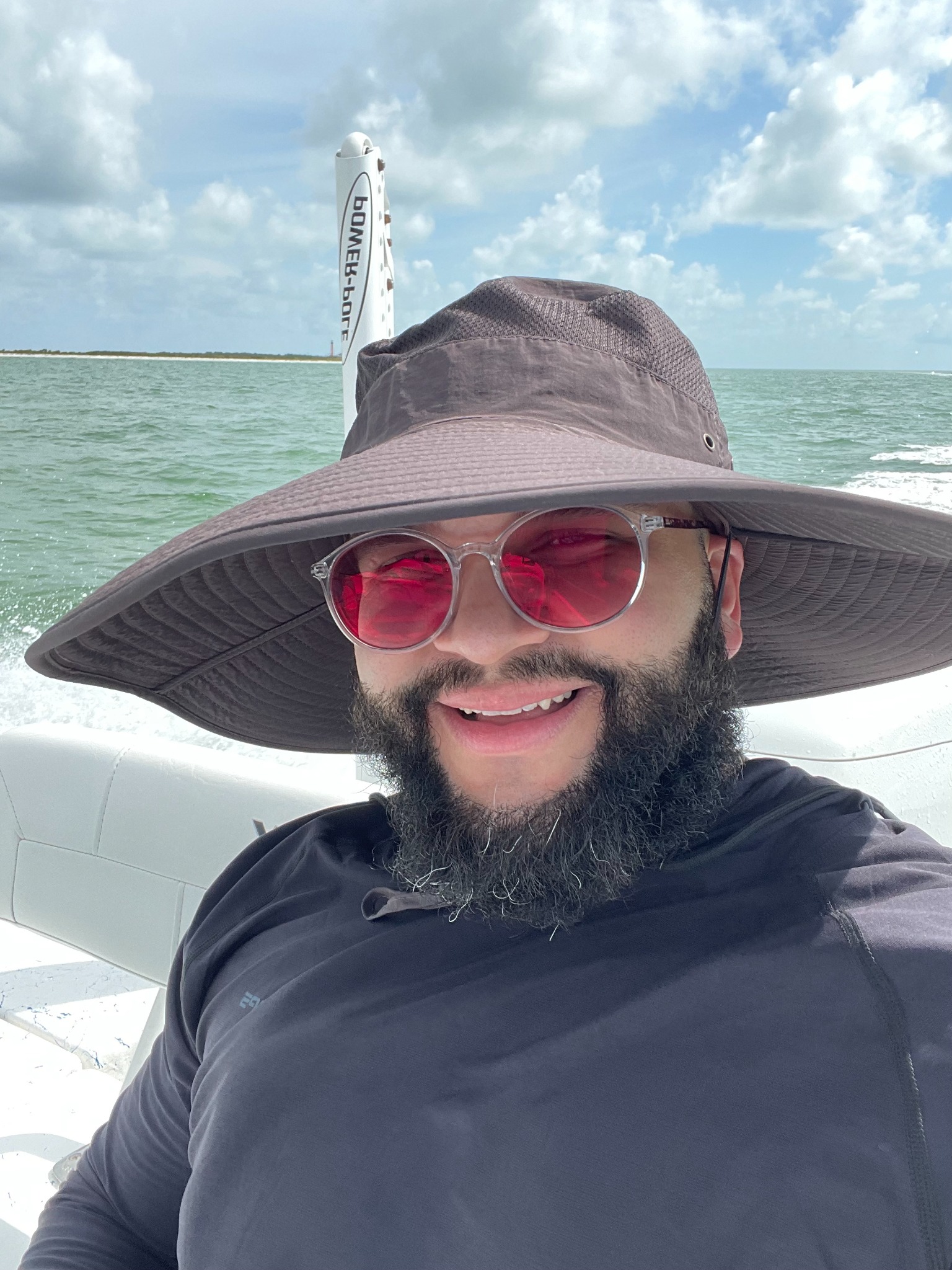 Josue Correa traveling on the water